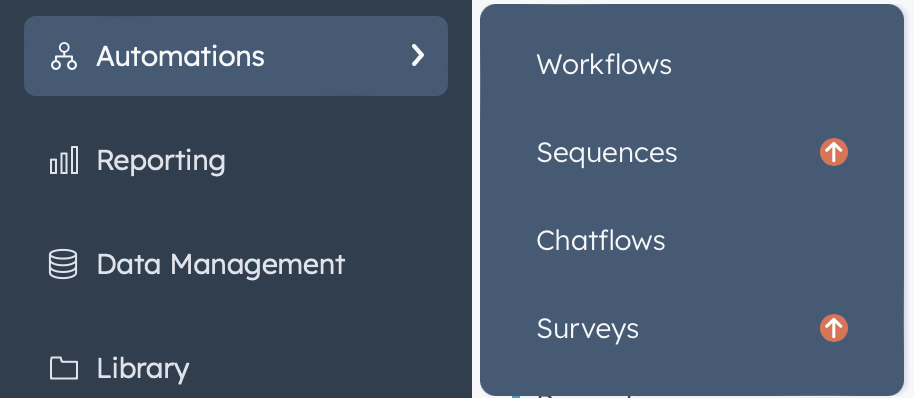 screenshot of settings in creating workflow